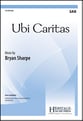 Ubi Caritas SAB choral sheet music cover